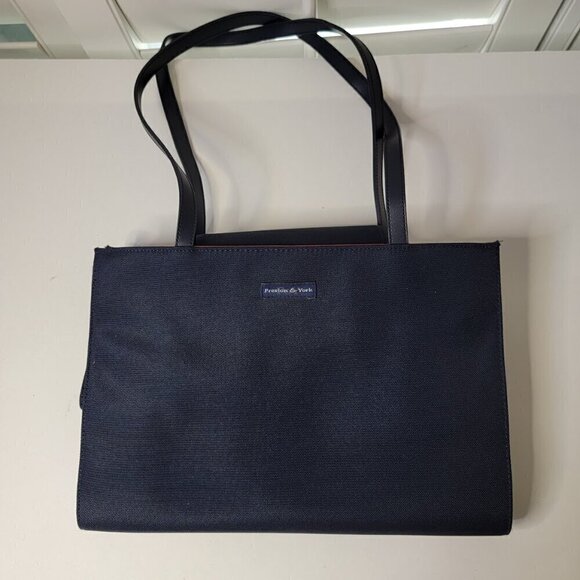 Preston & York Cloth Shoulder Bag - Blue & Red - Picture 3 of 15